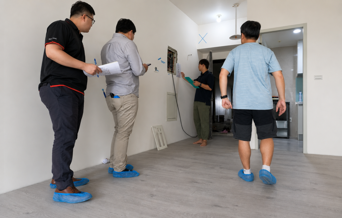 交屋前必看！驗屋 3 大魔鬼細節：電路、防水、磁磚空鼓，一次搞懂