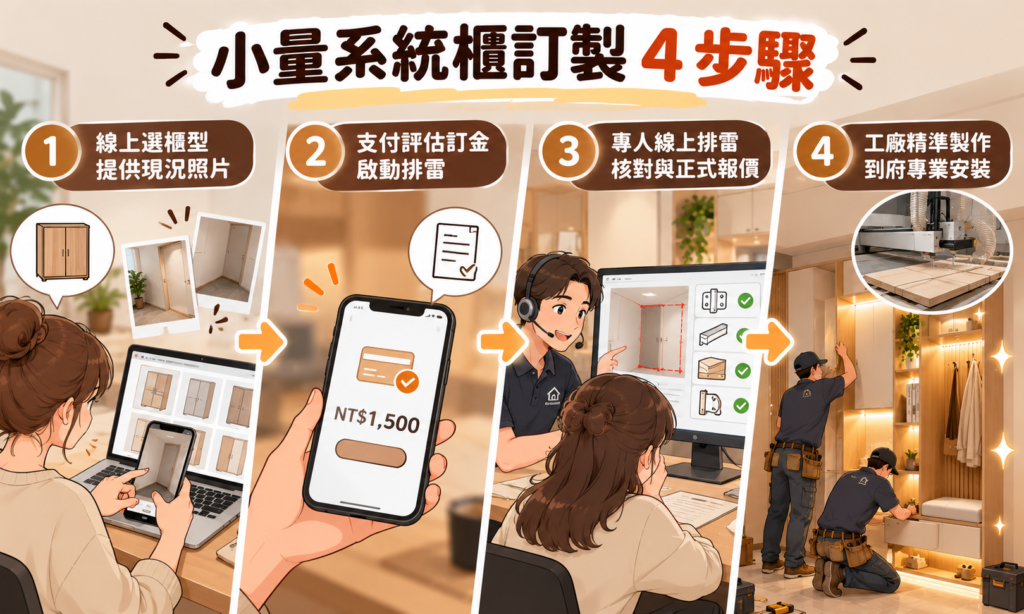 小量系統櫃訂製流程